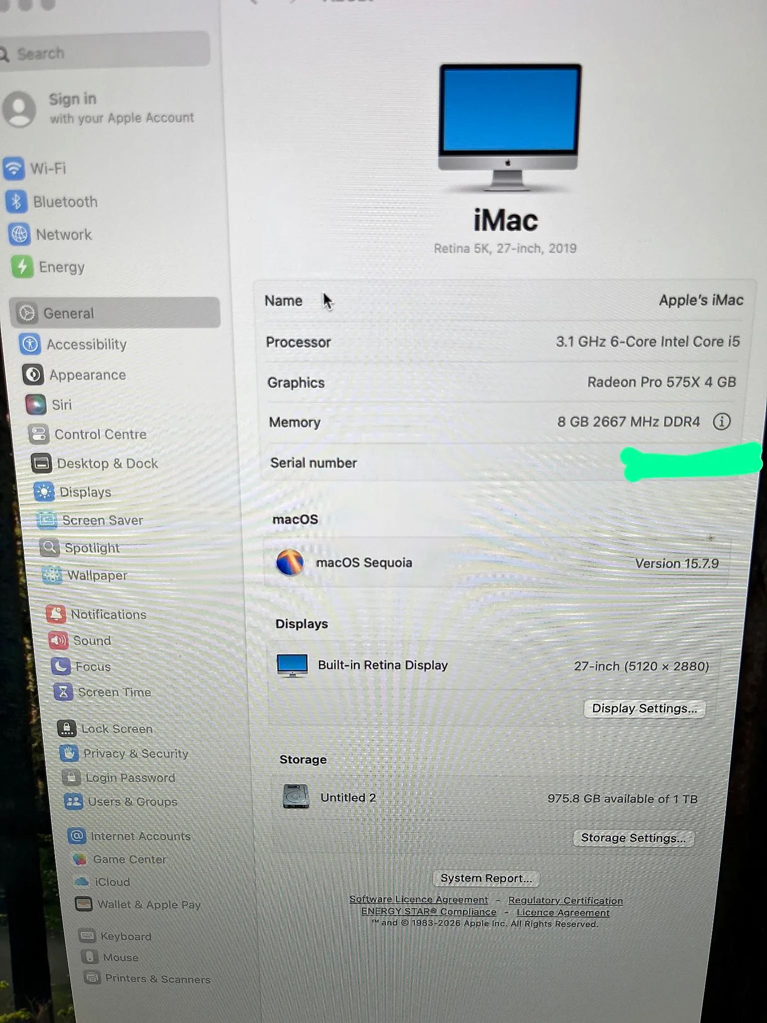 iMac 27" Intel Core i5 (2019) gallery thumbnail 3