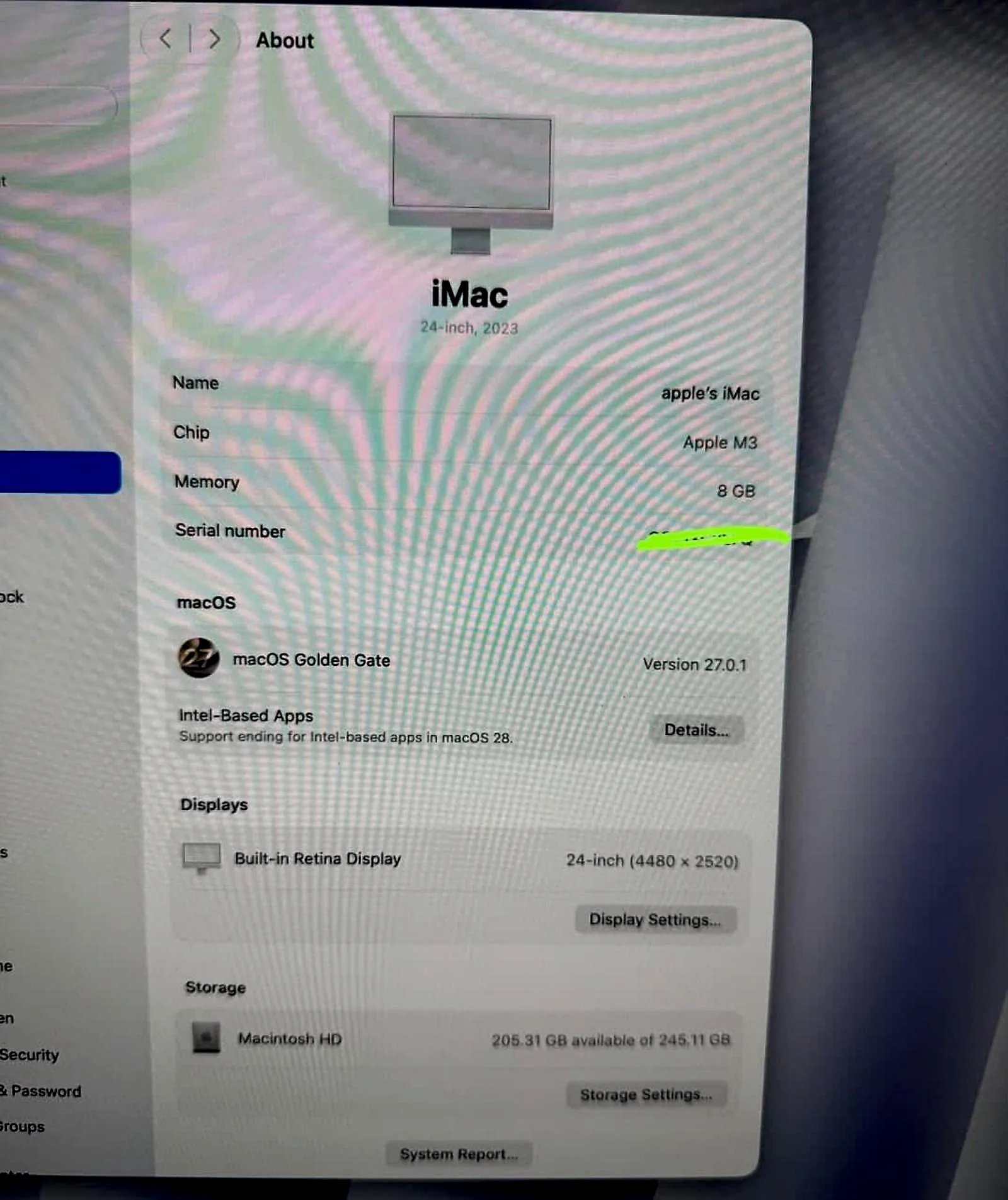 Apple iMac 24" M3 (2023) 8GB / 256GB Retina 4K gallery thumbnail 4