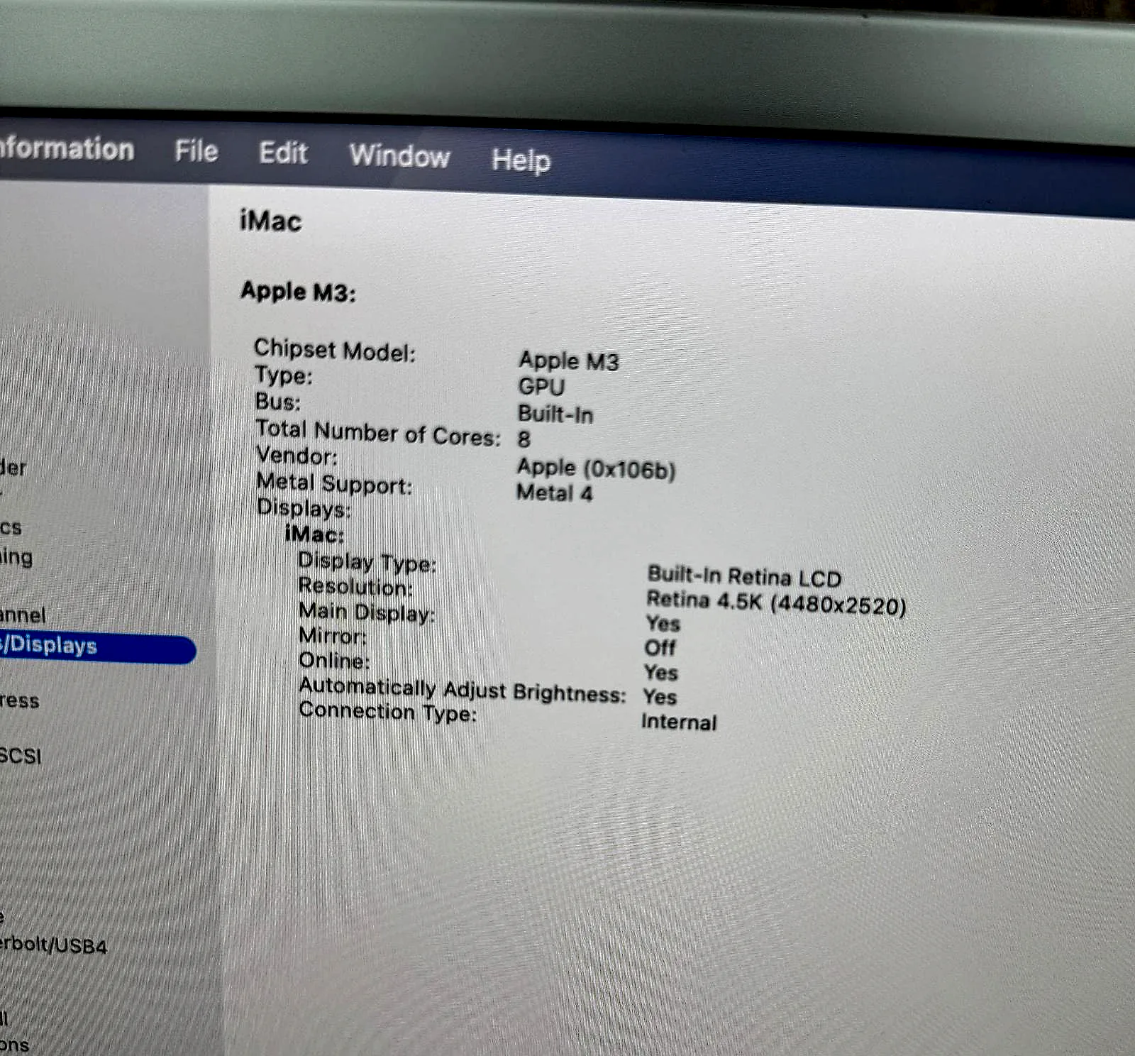 Apple iMac 24" M3 (2023) 8GB / 256GB Retina 4K gallery thumbnail 5
