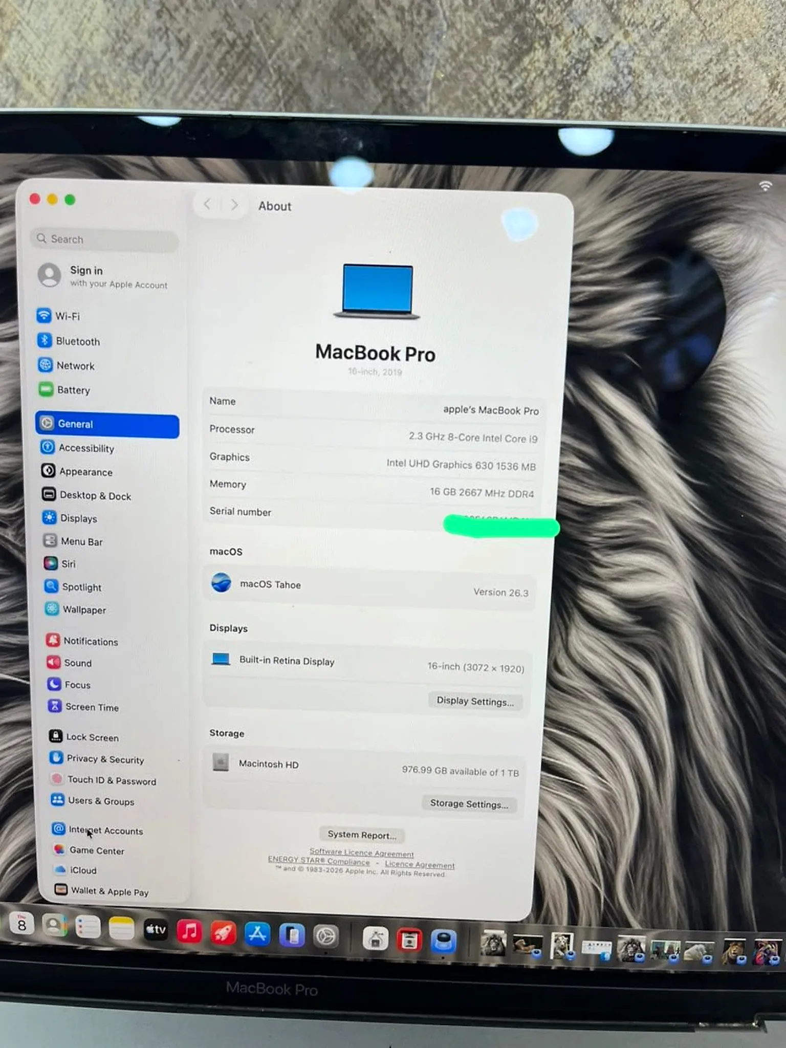 MacBook Pro 16" Intel Core i9 (2020) 16GB / 1TB SSD gallery thumbnail 5