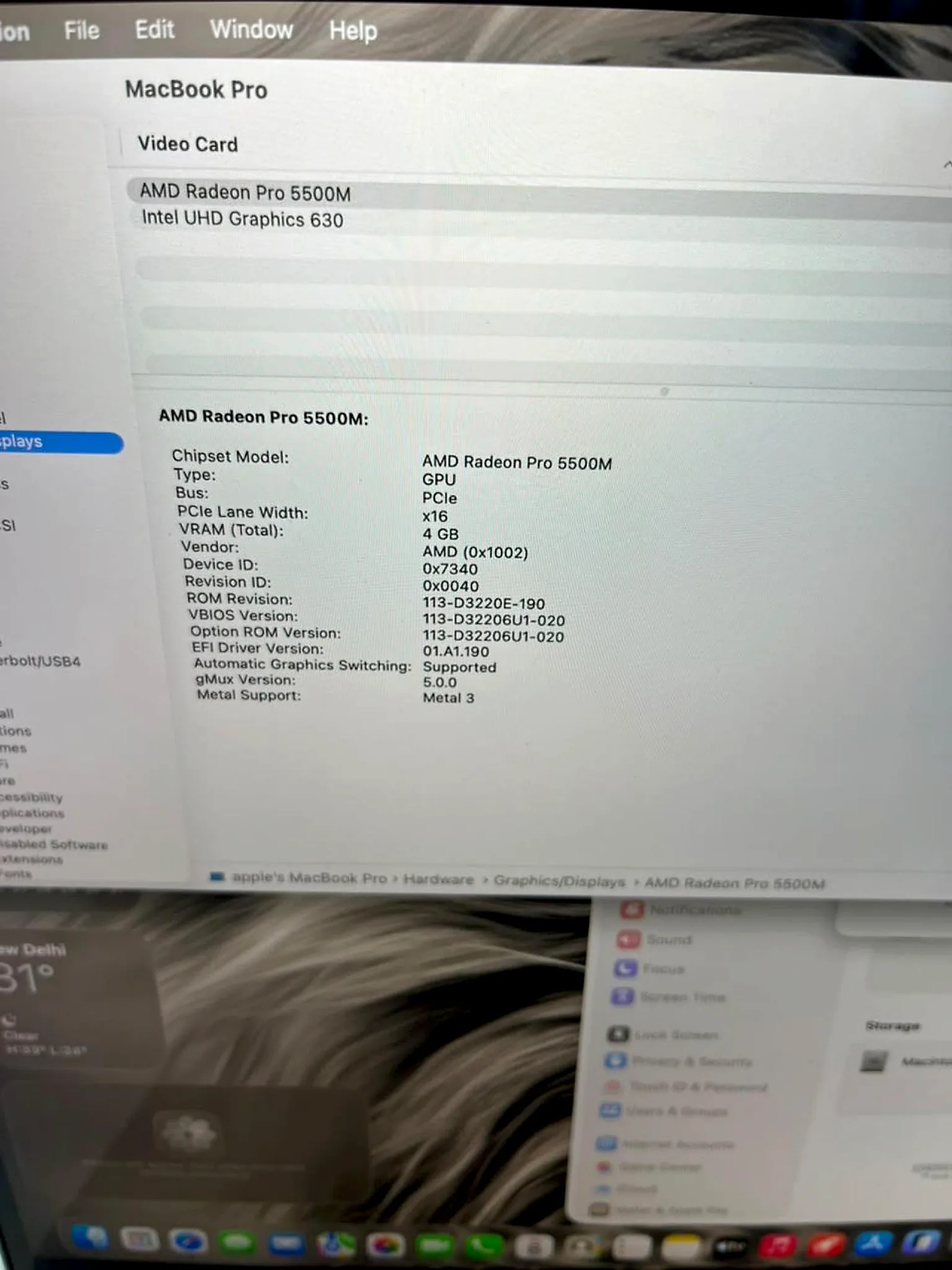 MacBook Pro 16" Intel Core i9 (2020) 16GB / 1TB SSD gallery thumbnail 7